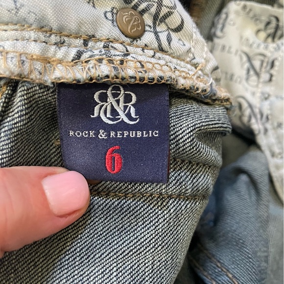 Rock & Republic Ladies Jeans Kasandra Style Size 6 - Picture 5 of 13